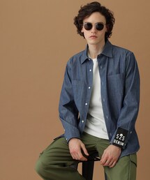 40ｃｔ＆525 | 【Sサイズ～】525DENIM シャツ(シャツ/ブラウス)