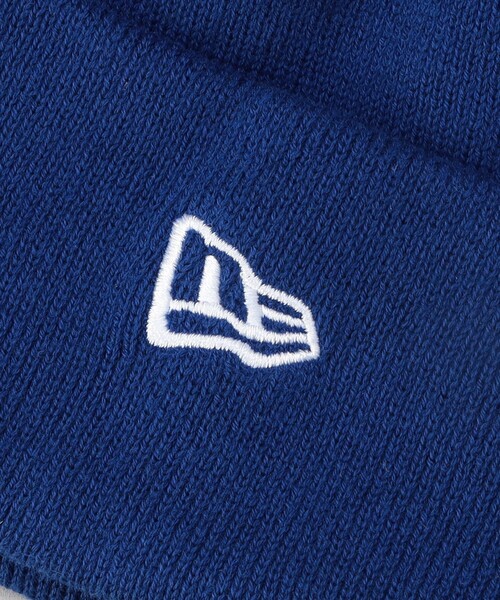 FREAK'S STORE(フリークスストア)の「NEW ERA/ニューエラ Basic Cuff Knit LA/ベーシックカフニット ロサンゼルスドジャース(ロゴニットキャップ)(ニットキャップ/ビーニー・レディース・サックスブルー・ONE SIZE)」の4枚目の写真