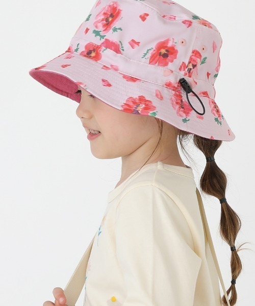 HAKKA KIDS（ハッカキッズ）の「ストリートプリント／ポピープリントハット（ハット・キッズ・レッド/ベージュ・L/M）」の7枚目の写真