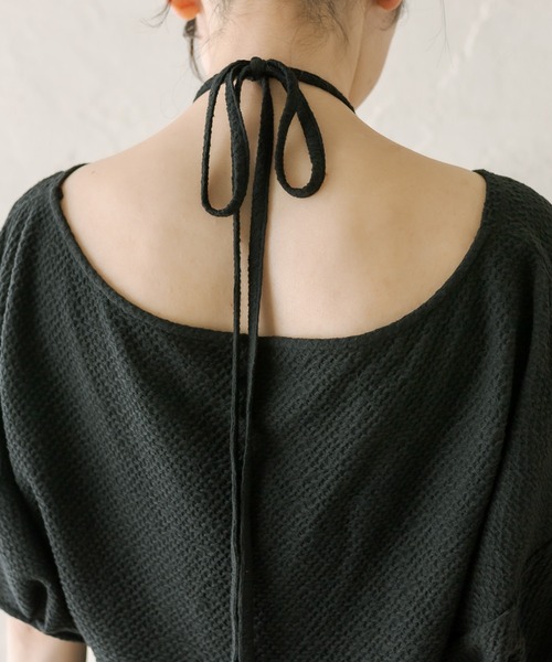 COLLAGE GALLARDAGALANTE(コラージュガリャルダガランテ)の「【OT】ホルターネックセットワンピース/マルチウェイ/2点セットアイテム(ワンピース・レディース・ブラック/ブラウン/ブルー・FREE)」の17枚目の写真