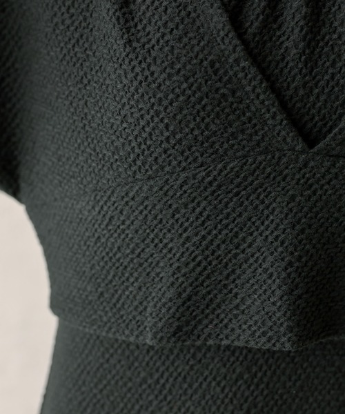 COLLAGE GALLARDAGALANTE(コラージュガリャルダガランテ)の「【OT】ホルターネックセットワンピース/マルチウェイ/2点セットアイテム(ワンピース・レディース・ブラック/ブラウン/ブルー・FREE)」の20枚目の写真