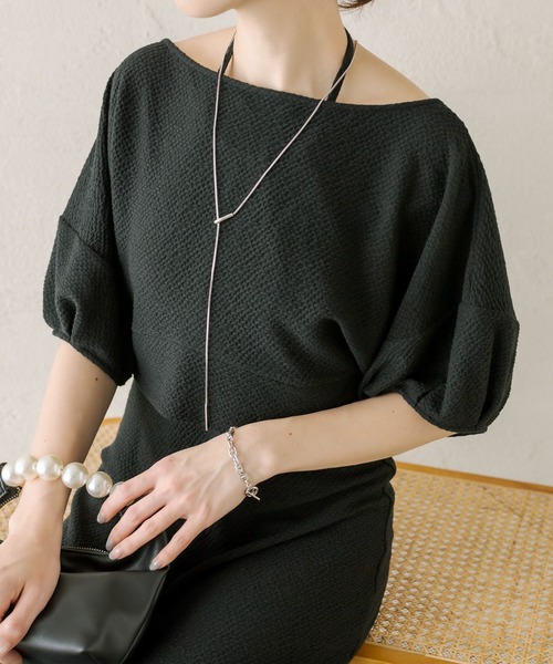 COLLAGE GALLARDAGALANTE(コラージュガリャルダガランテ)の「【OT】ホルターネックセットワンピース/マルチウェイ/2点セットアイテム(ワンピース・レディース・ブラック/ブラウン/ブルー・FREE)」の10枚目の写真