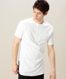 MONKEY TIME | ＜monkey time＞ 30フライス ロング ヘンリーネック Tシャツ◆(Tシャツ/カットソー)