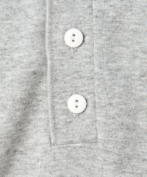 MONKEY TIME（モンキータイム）の「＜monkey time＞ 30フライス ロング ヘンリーネック Tシャツ◆（Tシャツ/カットソー・メンズ・ホワイト/グレー・SMALL/MEDIUM/LARGE）」の12枚目の写真