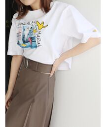 Mark Gonzales | MURUA×(What it isNt)ART BY MARK GONZALES フロントフォトTシャツ(Tシャツ/カットソー)