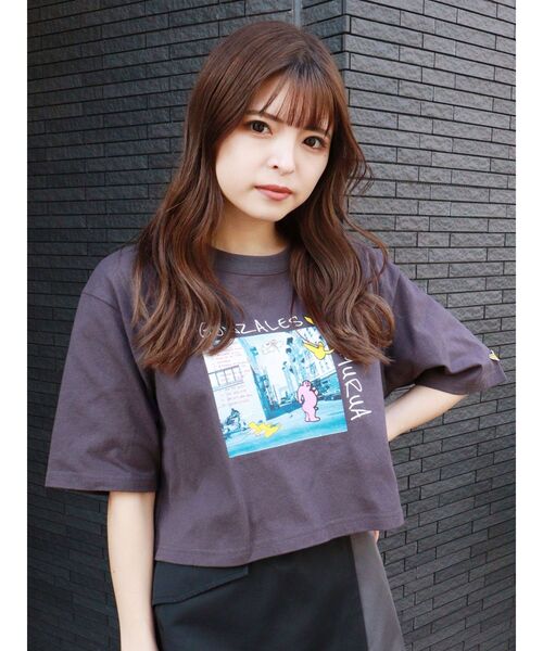 Mark Gonzales（マーク・ゴンザレス）の「MURUA×(What it isNt)ART BY MARK GONZALES フロントフォトTシャツ（Tシャツ/カットソー・レディース・ホワイト/ダークグレー・FREE）」の19枚目の写真