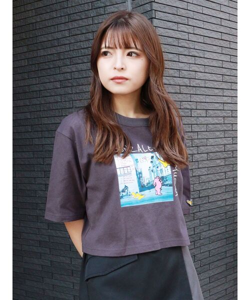 Mark Gonzales（マーク・ゴンザレス）の「MURUA×(What it isNt)ART BY MARK GONZALES フロントフォトTシャツ（Tシャツ/カットソー・レディース・ホワイト/ダークグレー・FREE）」の20枚目の写真