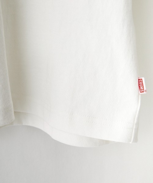 CHUMS（チャムス）の「[CHUMS/チャムス] ヘビーウェイト チャムスロゴプリントTシャツ（Tシャツ/カットソー・レディース・ホワイト/ブラック/グレイッシュベージュ・M/L/XL）」の10枚目の写真