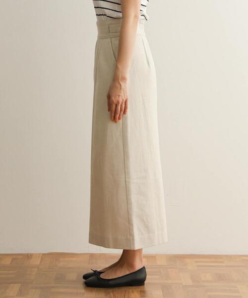 URBAN RESEARCH DOORS（アーバンリサーチドアーズ）の「コットンリネングルカスカート（スカート・レディース・ナチュラル/ベージュ・SMALL/MEDIUM）」の22枚目の写真