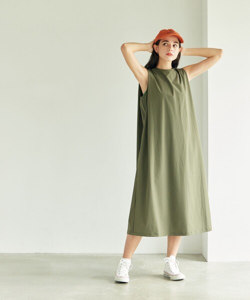 フリークスストア ラッシュガードノースリーブワンピース（水陸両用） FREAK'S STORE（フリークスストア）の「限定展開 ラッシュガード
