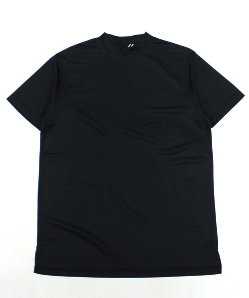 SHISKY（シスキー）の「【GOLF】ゴルフウェア　モックネックT（Tシャツ/カットソー・メンズ・チャコール/ブラック/オフホワイト・M/L/XL）」の5枚目の写真