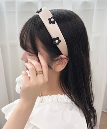 【apres jour×ARIAZ】配色フラワーカチューシャ