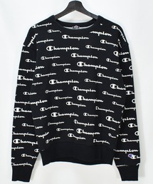 Champion（チャンピオン）の「【ヴィンテージ古着】Champion / チャンピオン ロゴ 総柄 クルーネックスウェット（スウェット）」