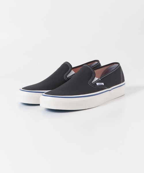 VANS(バンズ)の「VANS SLIP-ON 48 DECK DX(スニーカー・レディース・ブラック/ブルー・6/5/5.5)」の1枚目の写真