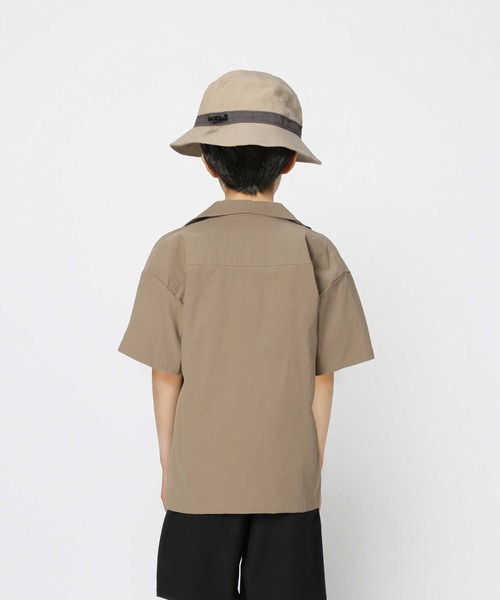 CAMP7(キャンプセブン)の「【CAMP7】マチポケットシャツ(シャツ/ブラウス・キッズ・ライトベージュ/ブルー/ベージュ/ブラック・140/160/130/105/120/150)」の8枚目の写真