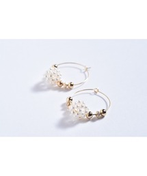 【Astyle】ボールパールフープピアス(MA)