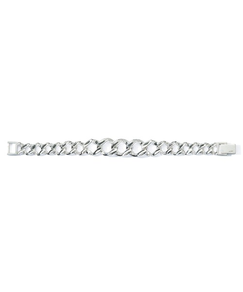 CRIMIE(クライミー)の「LINK CHAIN GRADATION SILVER BRACELET / リンク チェーン グラデーション シルバー ブレスレット(ブレスレット・メンズ・シルバー・ONE SIZE)」の3枚目の写真