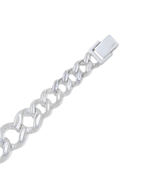 CRIMIE(クライミー)の「LINK CHAIN GRADATION SILVER BRACELET / リンク チェーン グラデーション シルバー ブレスレット(ブレスレット・メンズ・シルバー・ONE SIZE)」の4枚目の写真