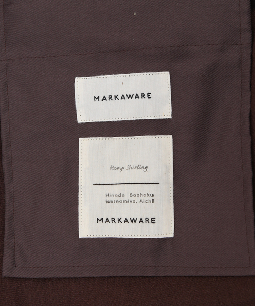markaware（マーカウェア）の「【MARKAWARE / マーカウェア】CLASSIC FIT EASY PANTS HEMP（その他パンツ・メンズ・ブラック/ブラウン・1/2/3）」の14枚目の写真