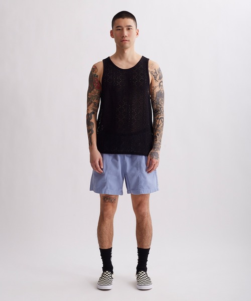 Saturdays NYC（サタデーズ ニューヨークシティ ）の「Mario Cotton Gym Short（その他パンツ・メンズ・ブラック/オリーブ/サックスブルー/レッド・X-SMALL/XL/L/M/S）」の10枚目の写真