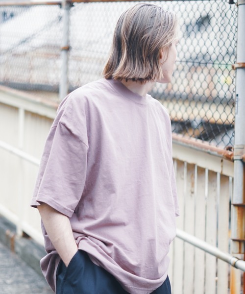 LOS ANGELES APPAREL(ロサンゼルスアパレル)の「【Los Angeles Apparel /ロサンゼルス アパレル】6.5 oz S/S GarmentDye T-Shirt 1801GD ヘビーウェイト Tシャツ MADE IN USA(Tシャツ/カットソー・メンズ・クリアブルー/アーミー/ブラック/アッシュグレー/ダークブラウン/ライトグリーン/ブラック系その他/カーキブラウン/パープル系その他/ライトグレー/オレンジ/ネイビー/ホワイト/パープル・MEDIUM/XX-LARGE/X-LARGE/LARGE/SMALL)」の13枚目の写真