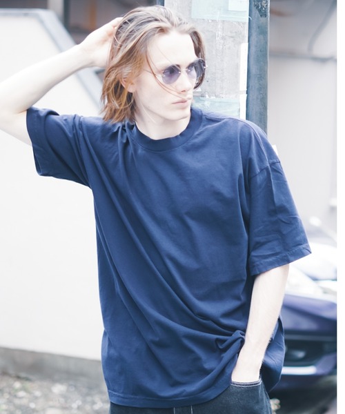 LOS ANGELES APPAREL(ロサンゼルスアパレル)の「【Los Angeles Apparel /ロサンゼルス アパレル】6.5 oz S/S GarmentDye T-Shirt 1801GD ヘビーウェイト Tシャツ MADE IN USA(Tシャツ/カットソー・メンズ・クリアブルー/アーミー/ブラック/アッシュグレー/ダークブラウン/ライトグリーン/ブラック系その他/カーキブラウン/パープル系その他/ライトグレー/オレンジ/ネイビー/ホワイト/パープル・MEDIUM/XX-LARGE/X-LARGE/LARGE/SMALL)」の10枚目の写真