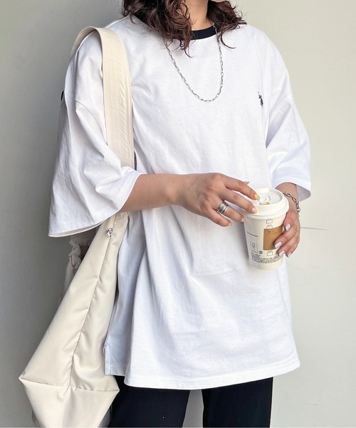 U.S. POLO ASSN.（ユーエスポロアッスン）の「バック刺繍T（Tシャツ/カットソー・メンズ・グリーン/ブラック/ホワイト/ホワイト系その他・MEDIUM/LARGE）」の12枚目の写真