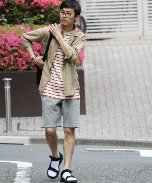 417 EDIFICE(フォーワンセブンエディフィス)の「◇80/-ナチュラルコットンミリタリー 7/S シャツ(シャツ/ブラウス・メンズ・カーキ/ネイビー/ホワイト/ベージュ・MEDIUM/SMALL/LARGE)」の6枚目の写真