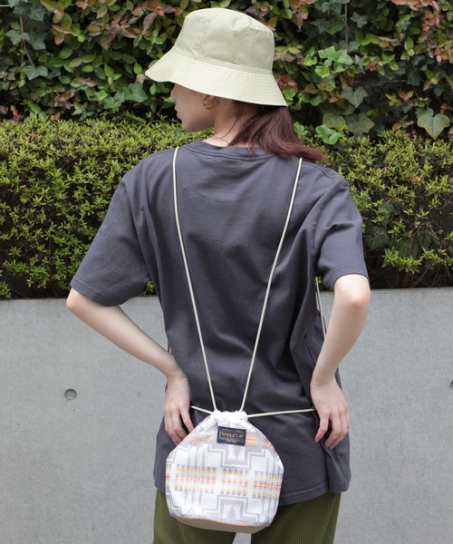 PENDLETON(ペンドルトン)の「【PENDLETON】MESH DRAWPOUCH メッシュポーチショルダーバッグ(ショルダーバッグ・レディース・ベージュ/オフホワイト/ターコイズブルー・FREE)」の8枚目の写真