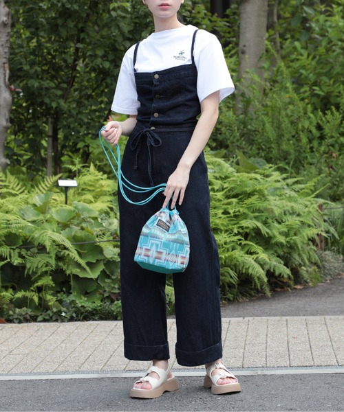 PENDLETON(ペンドルトン)の「【PENDLETON】MESH DRAWPOUCH メッシュポーチショルダーバッグ(ショルダーバッグ・レディース・ベージュ/オフホワイト/ターコイズブルー・FREE)」の16枚目の写真