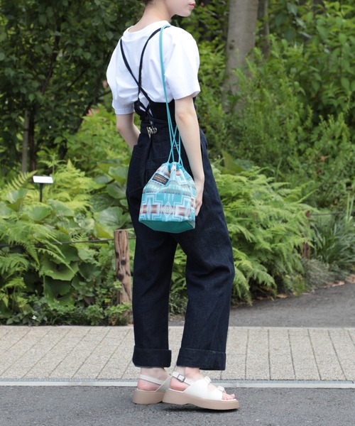 PENDLETON(ペンドルトン)の「【PENDLETON】MESH DRAWPOUCH メッシュポーチショルダーバッグ(ショルダーバッグ・レディース・ベージュ/オフホワイト/ターコイズブルー・FREE)」の15枚目の写真
