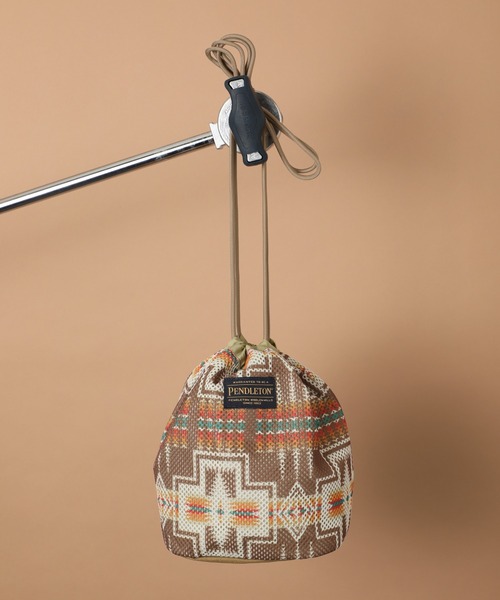 PENDLETON(ペンドルトン)の「【PENDLETON】MESH DRAWPOUCH メッシュポーチショルダーバッグ(ショルダーバッグ・レディース・ベージュ/オフホワイト/ターコイズブルー・FREE)」の17枚目の写真