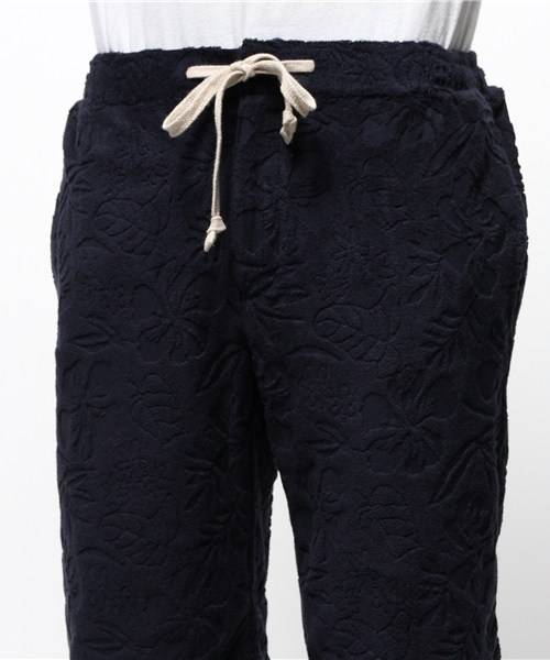 McGREGOR Budge Dragon(マックレガーバッジドラゴン)の「ボタニカル柄パイルジャガードショートパンツ(その他パンツ・メンズ・ネイビー・80/84)」の5枚目の写真
