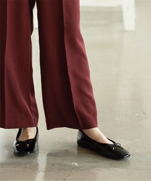 OPAQUE.CLIP（オペークドットクリップ）の「【定番】名品フラットバレエシューズ（パンプス・レディース・ゴールド/グレー/ブラック・45/40/35/50/30/25）」の13枚目の写真