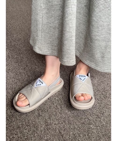 JUMELLE（ジュメロ）の「hay usual slippers（サンダル・レディース・ベージュ・MEDIUM/LARGE）」の19枚目の写真