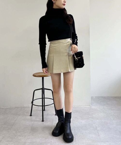 one after another NICE CLAUP（ワンアフターアナザーナイスクラップ）の「ベロアキルティングバニティーショルダー（ショルダーバッグ・レディース・ピンク/ブラック/アイボリー・FREE）」の22枚目の写真