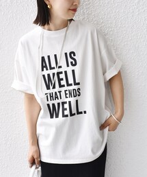 ＋81BRANCA | 【SHIPS別注】81BRANCA:5分袖 ロゴ TEE◇(Tシャツ/カットソー)