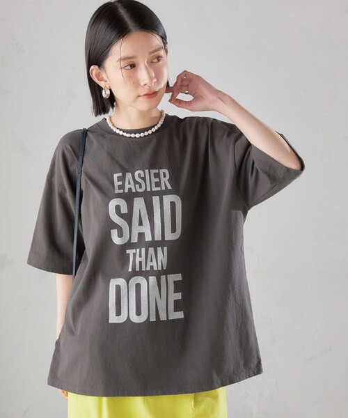 SHIPS別注】81BRANCA:5分袖 ロゴ TEE 24SS（Tシャツ/カットソー