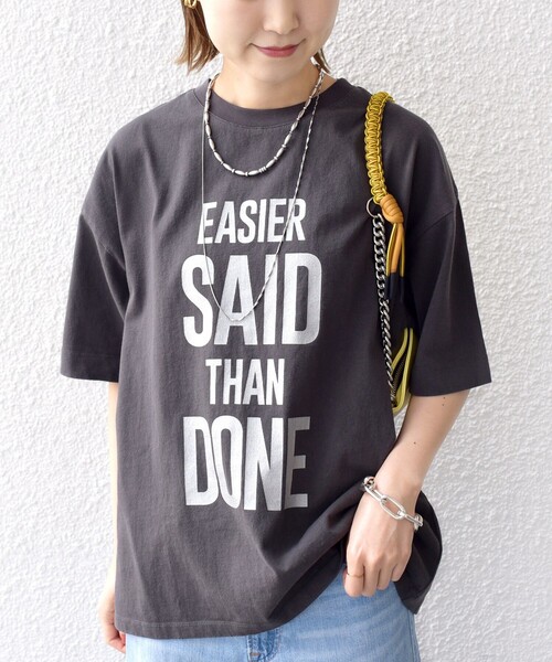 SHIPS別注】81BRANCA:5分袖 ロゴ TEE 24SS（Tシャツ/カットソー