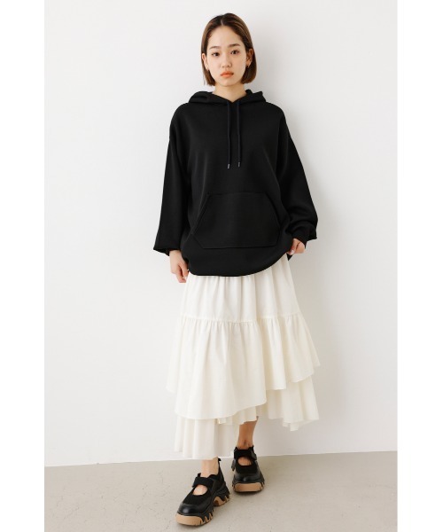 RODEO CROWNS WIDE BOWL(ロデオクラウンズワイドボウル)の「A-LIGHT KNIT パーカーワンピース(ワンピース・レディース・アイボリー/ブラック/ブルー/ピンク・FREE)」の19枚目の写真