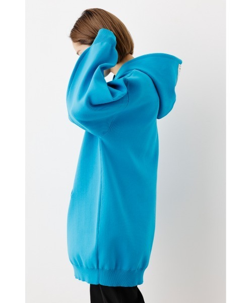 RODEO CROWNS WIDE BOWL(ロデオクラウンズワイドボウル)の「A-LIGHT KNIT パーカーワンピース(ワンピース・レディース・アイボリー/ブラック/ブルー/ピンク・FREE)」の22枚目の写真