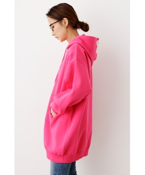 RODEO CROWNS WIDE BOWL(ロデオクラウンズワイドボウル)の「A-LIGHT KNIT パーカーワンピース(ワンピース・レディース・アイボリー/ブラック/ブルー/ピンク・FREE)」の13枚目の写真