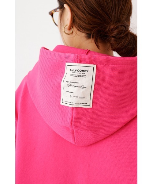 RODEO CROWNS WIDE BOWL(ロデオクラウンズワイドボウル)の「A-LIGHT KNIT パーカーワンピース(ワンピース・レディース・アイボリー/ブラック/ブルー/ピンク・FREE)」の21枚目の写真