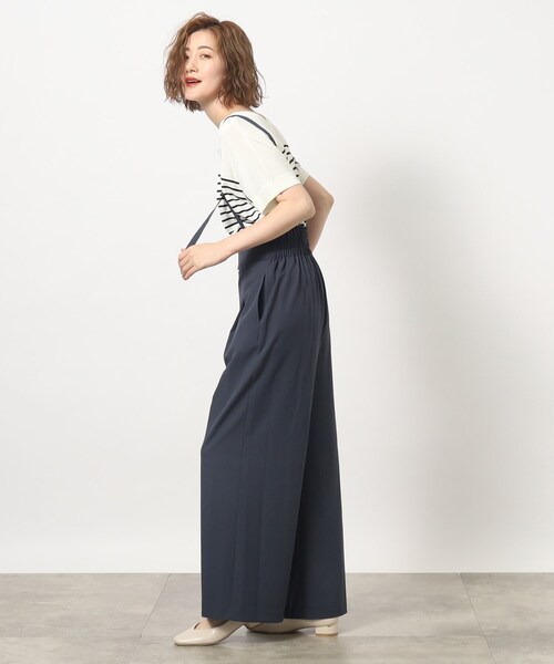 grove(グローブ)の「◆2WAYシャドーストライプショルダーストラップパンツ(その他パンツ・レディース・ブラック/チャコールグレー/ブラウン系その他・02/03/01/05/04)」の5枚目の写真