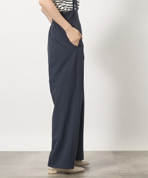 grove(グローブ)の「◆2WAYシャドーストライプショルダーストラップパンツ(その他パンツ・レディース・ブラック/チャコールグレー/ブラウン系その他・02/03/01/05/04)」の9枚目の写真
