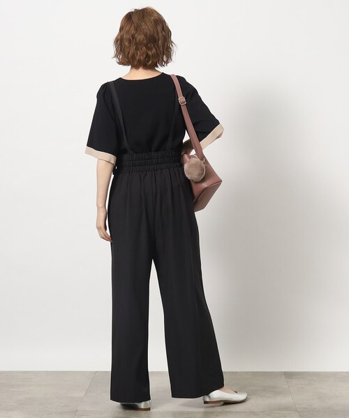 grove(グローブ)の「◆2WAYシャドーストライプショルダーストラップパンツ(その他パンツ・レディース・ブラック/チャコールグレー/ブラウン系その他・02/03/01/05/04)」の14枚目の写真