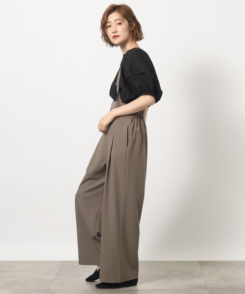 grove(グローブ)の「◆2WAYシャドーストライプショルダーストラップパンツ(その他パンツ・レディース・ブラック/チャコールグレー/ブラウン系その他・02/03/01/05/04)」の21枚目の写真