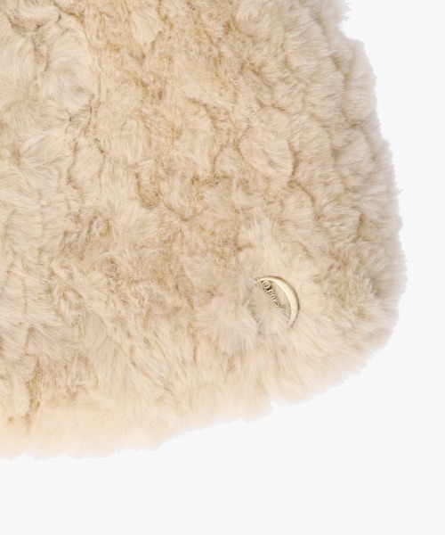 Chapeau d' O（シャポードオー）の「Chapeau d' O  Cut Fur Beanie / シャポードオー（ニットキャップ/ビーニー・レディース・ピンク/ライトグレー/ライトパープル/ライトベージュ・FREE）」の16枚目の写真