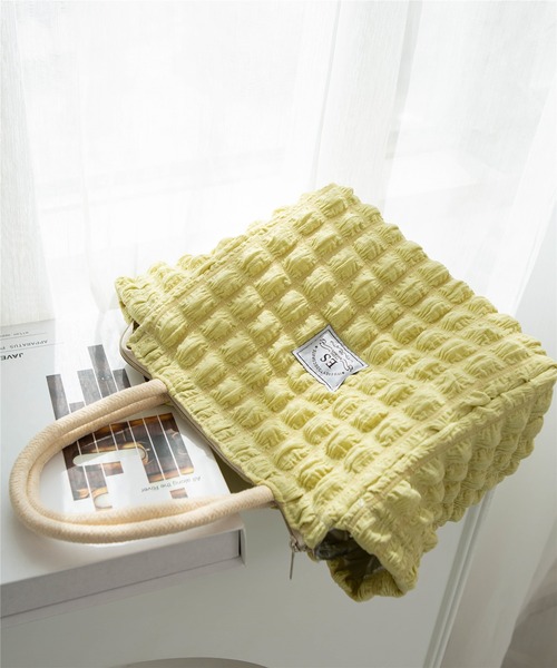 LA VORAGINE（ラ ヴォラジネ）の「【保温･保冷】ポップコーン ランチバッグ/お弁当袋（お弁当箱・レディース・ブラウン/イエロー/ホワイト・FREE）」の11枚目の写真