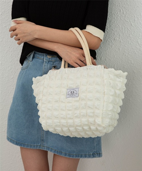 LA VORAGINE（ラ ヴォラジネ）の「【保温･保冷】ポップコーン ランチバッグ/お弁当袋（お弁当箱・レディース・ブラウン/イエロー/ホワイト・FREE）」の12枚目の写真